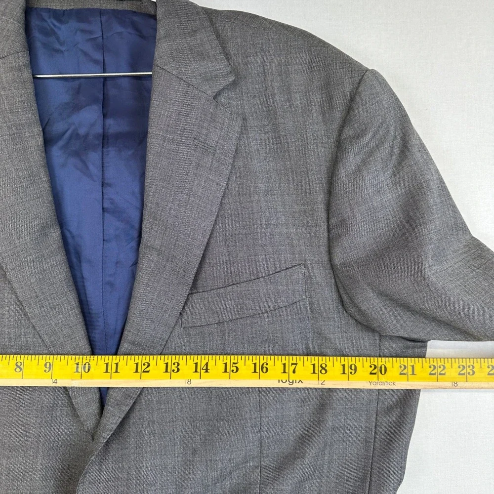 Suitsupply Pure Wool Super 110s Sport Coat Gray Blue‎ Lined EU 54 / 44R